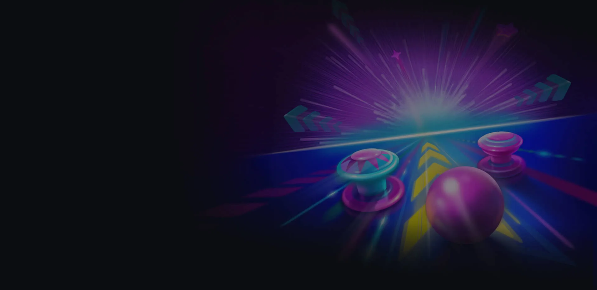 Pinball Rush bonus offers at partner casinos — promotional banners and welcome bonus cards